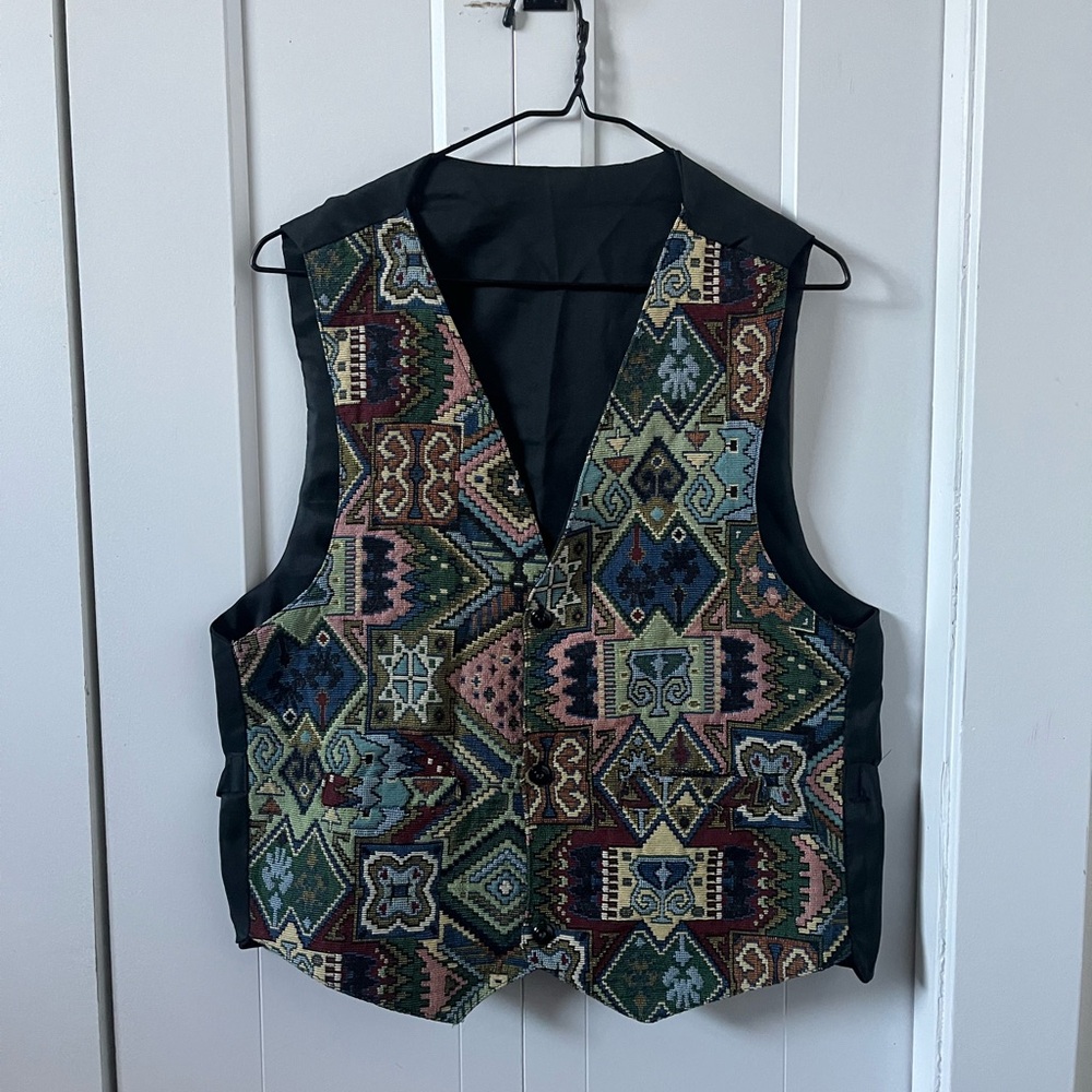Geometric Patterned Vest